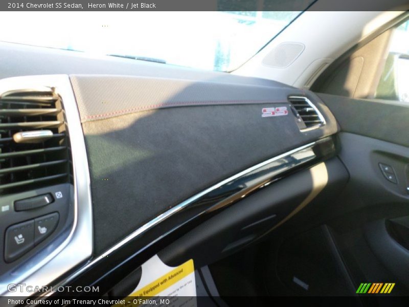 Heron White / Jet Black 2014 Chevrolet SS Sedan