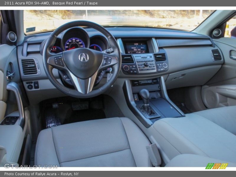 Basque Red Pearl / Taupe 2011 Acura RDX SH-AWD