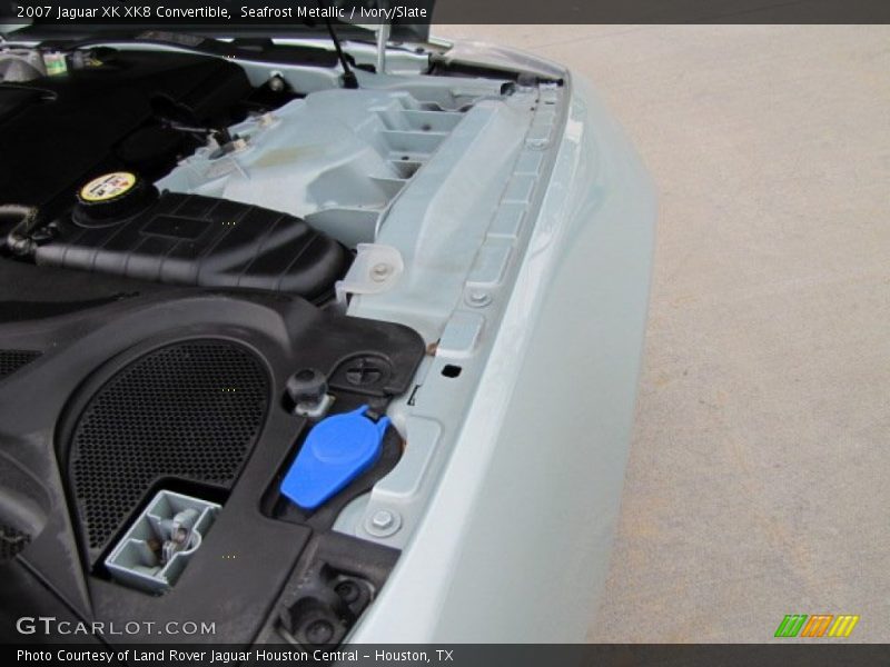 Seafrost Metallic / Ivory/Slate 2007 Jaguar XK XK8 Convertible