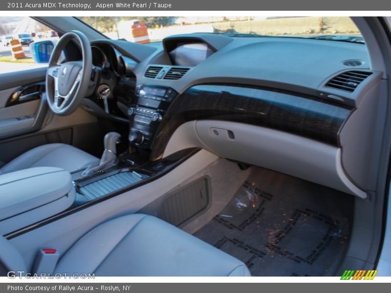 Aspen White Pearl / Taupe 2011 Acura MDX Technology
