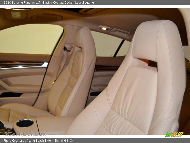 Black / Cognac/Cedar Natural Leather 2010 Porsche Panamera S