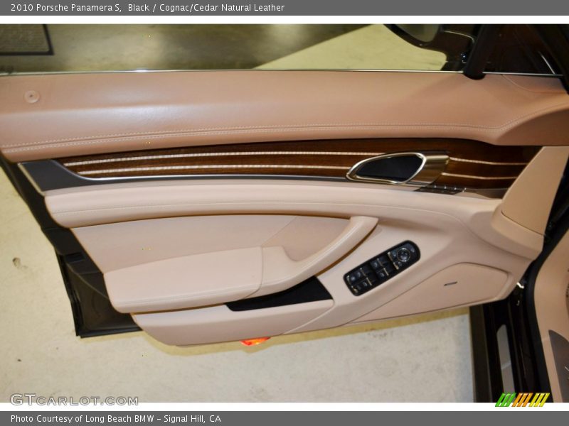 Black / Cognac/Cedar Natural Leather 2010 Porsche Panamera S