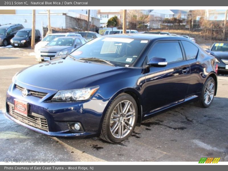 Nautical Blue Mica / Dark Charcoal 2011 Scion tC