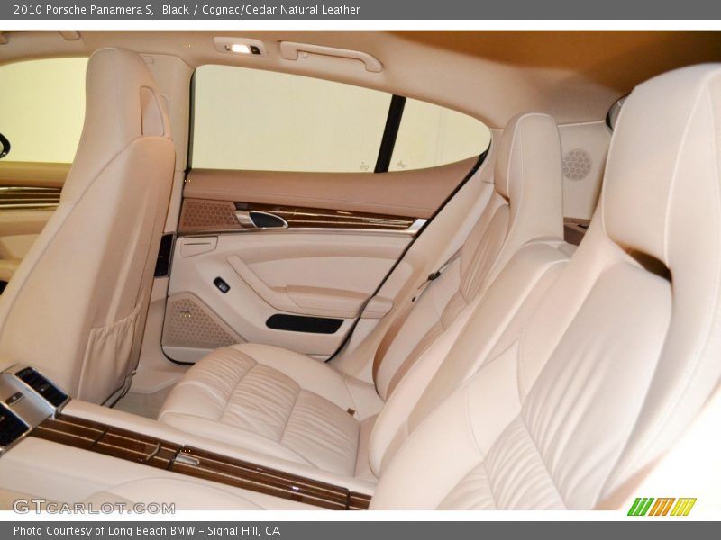 Black / Cognac/Cedar Natural Leather 2010 Porsche Panamera S