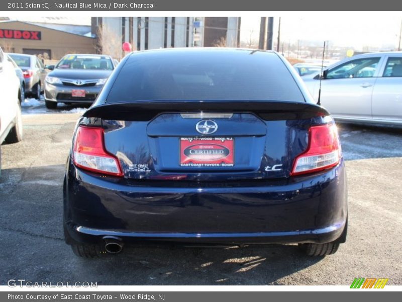 Nautical Blue Mica / Dark Charcoal 2011 Scion tC