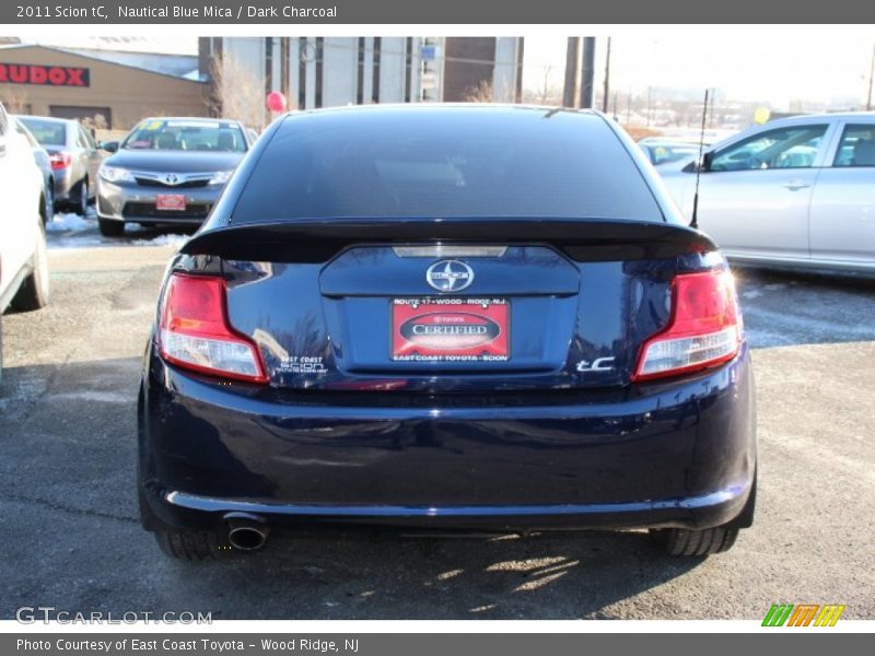 Nautical Blue Mica / Dark Charcoal 2011 Scion tC