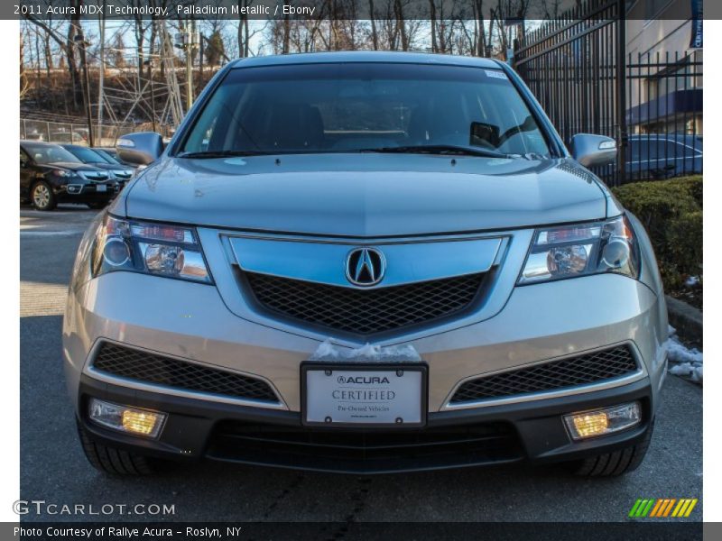 Palladium Metallic / Ebony 2011 Acura MDX Technology