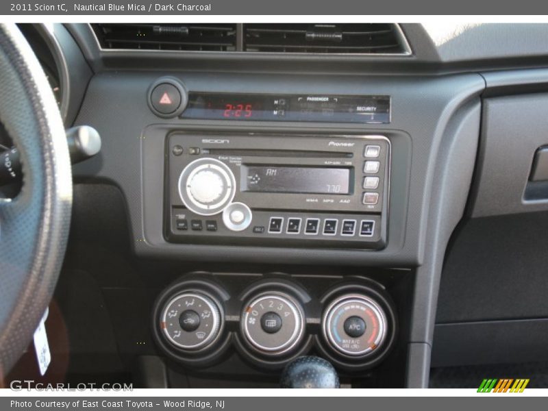 Nautical Blue Mica / Dark Charcoal 2011 Scion tC