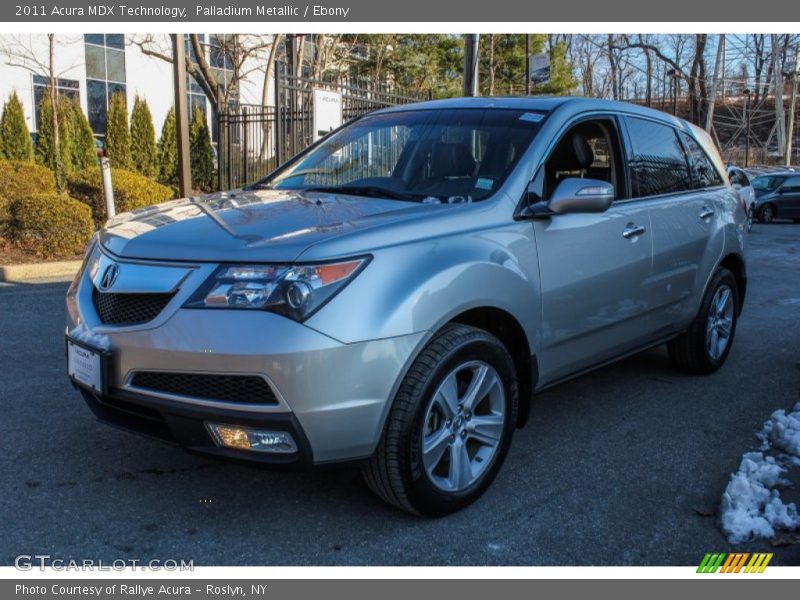 Palladium Metallic / Ebony 2011 Acura MDX Technology