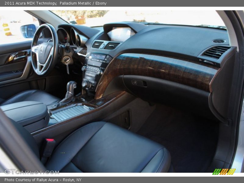 Palladium Metallic / Ebony 2011 Acura MDX Technology