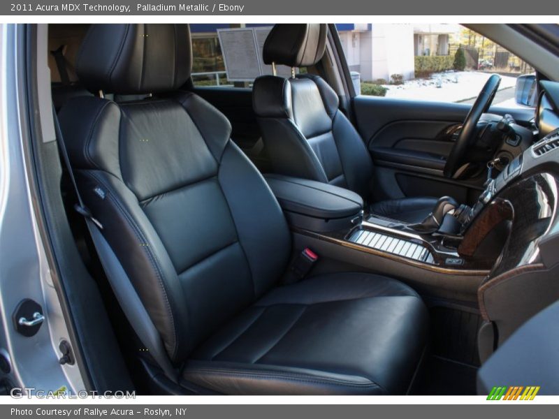 Palladium Metallic / Ebony 2011 Acura MDX Technology
