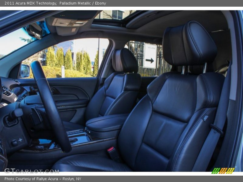 Palladium Metallic / Ebony 2011 Acura MDX Technology