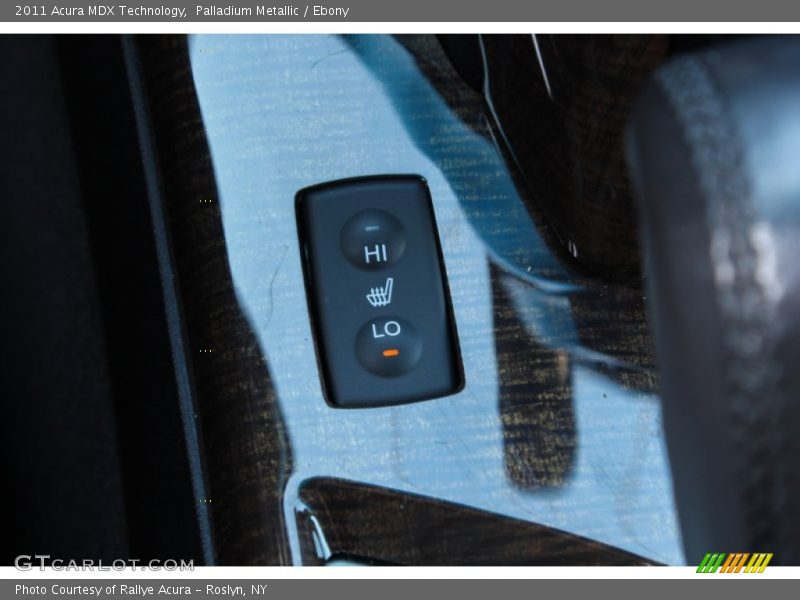 Palladium Metallic / Ebony 2011 Acura MDX Technology
