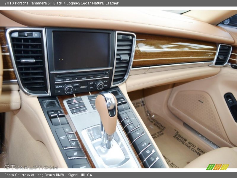 Black / Cognac/Cedar Natural Leather 2010 Porsche Panamera S