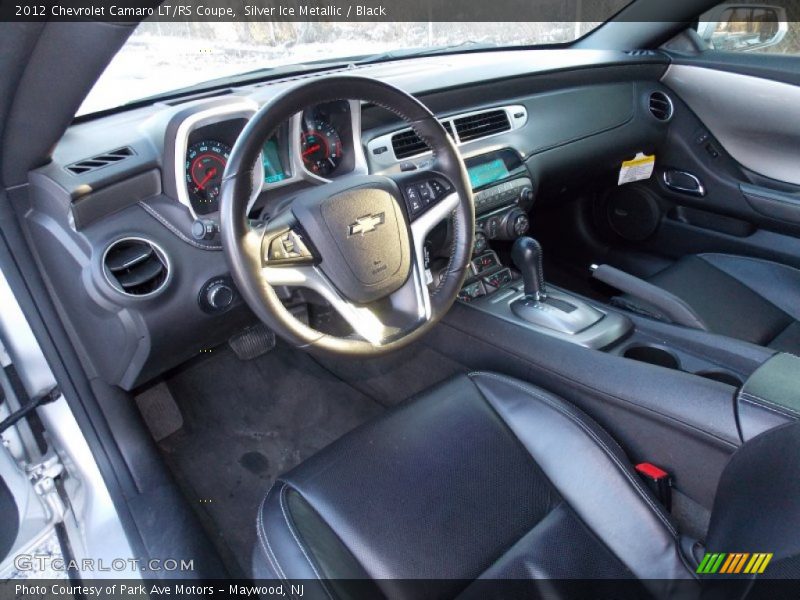 Silver Ice Metallic / Black 2012 Chevrolet Camaro LT/RS Coupe