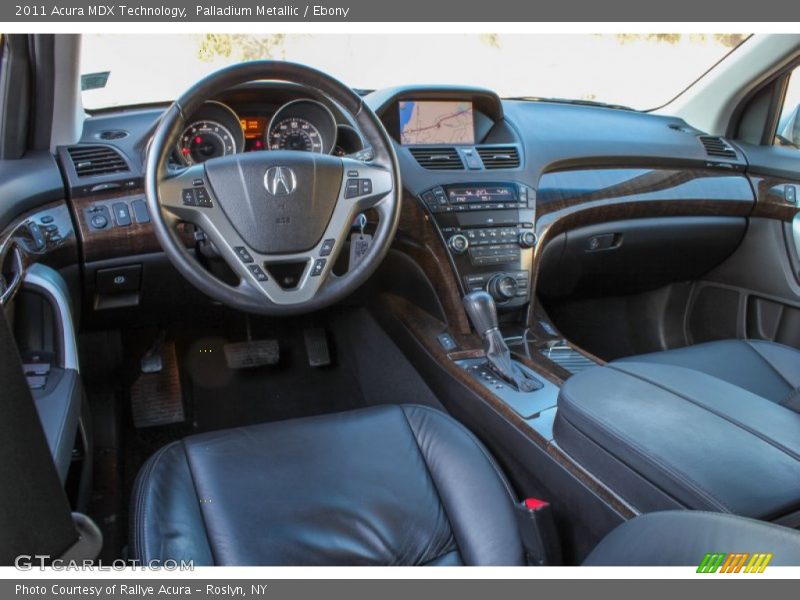 Palladium Metallic / Ebony 2011 Acura MDX Technology