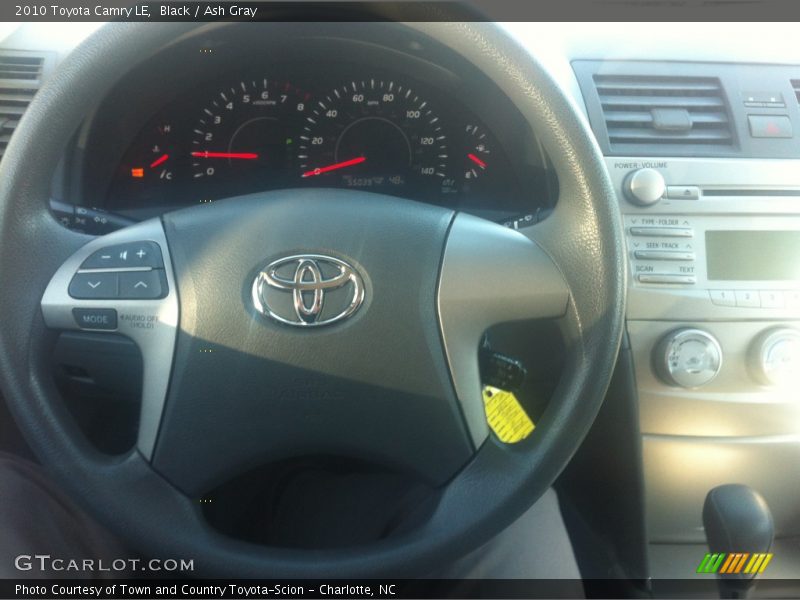 Black / Ash Gray 2010 Toyota Camry LE