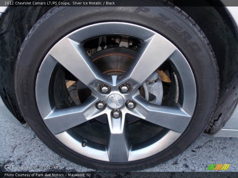 Silver Ice Metallic / Black 2012 Chevrolet Camaro LT/RS Coupe