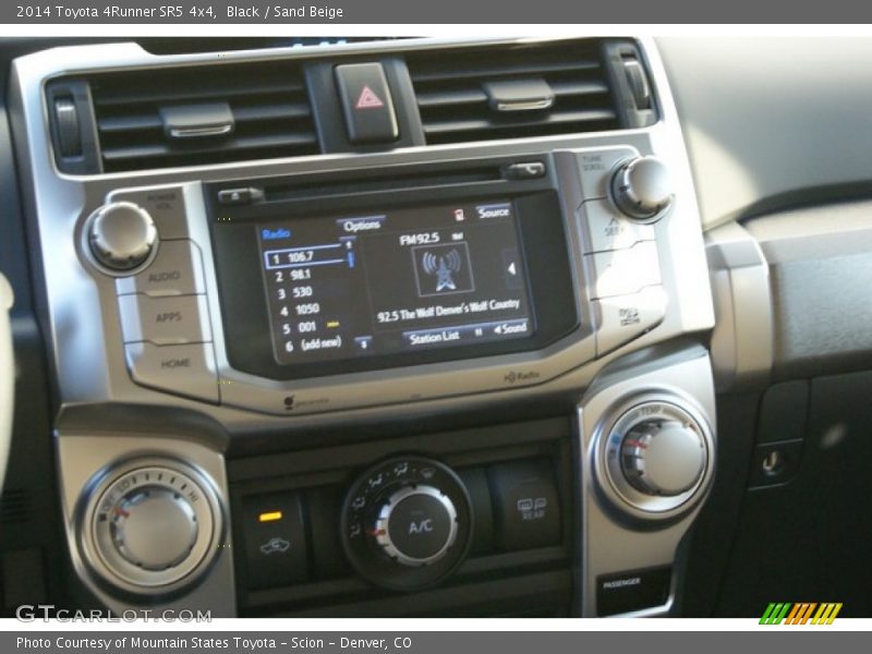 Black / Sand Beige 2014 Toyota 4Runner SR5 4x4