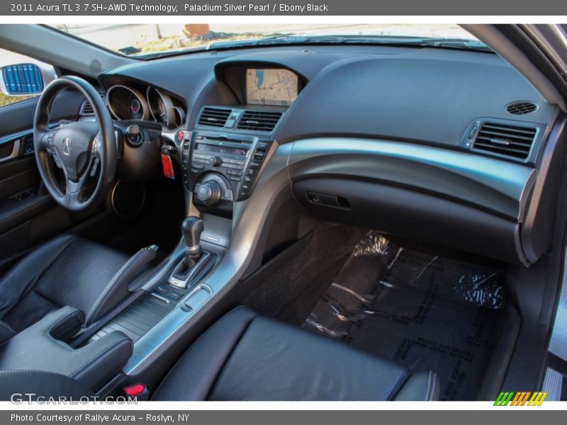 Paladium Silver Pearl / Ebony Black 2011 Acura TL 3.7 SH-AWD Technology
