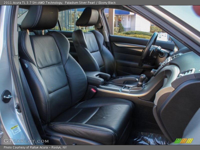 Paladium Silver Pearl / Ebony Black 2011 Acura TL 3.7 SH-AWD Technology
