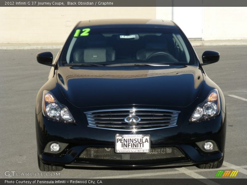 Black Obsidian / Graphite 2012 Infiniti G 37 Journey Coupe