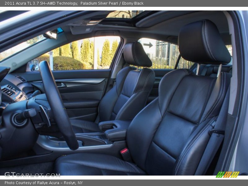 Paladium Silver Pearl / Ebony Black 2011 Acura TL 3.7 SH-AWD Technology