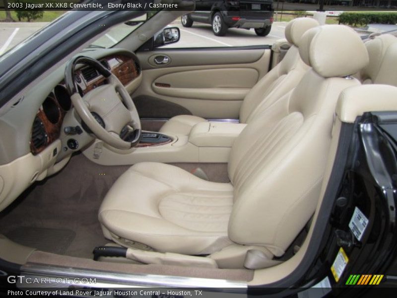 Ebony Black / Cashmere 2003 Jaguar XK XK8 Convertible