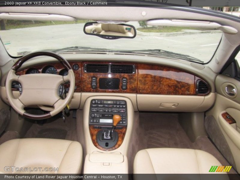 Ebony Black / Cashmere 2003 Jaguar XK XK8 Convertible