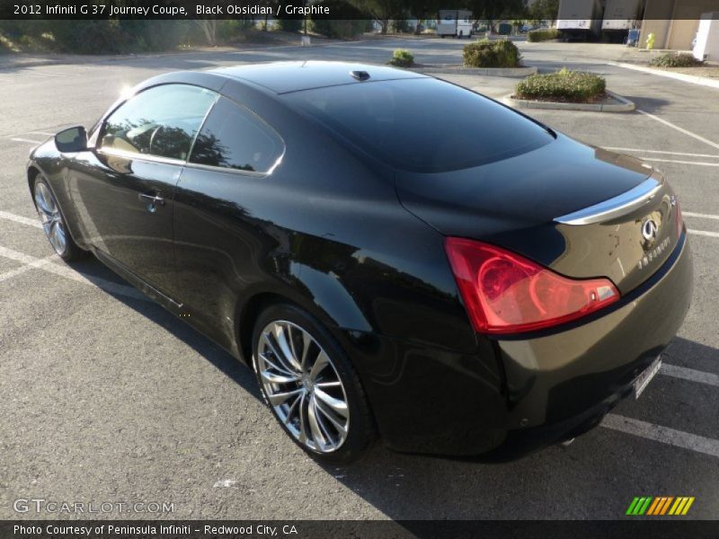 Black Obsidian / Graphite 2012 Infiniti G 37 Journey Coupe
