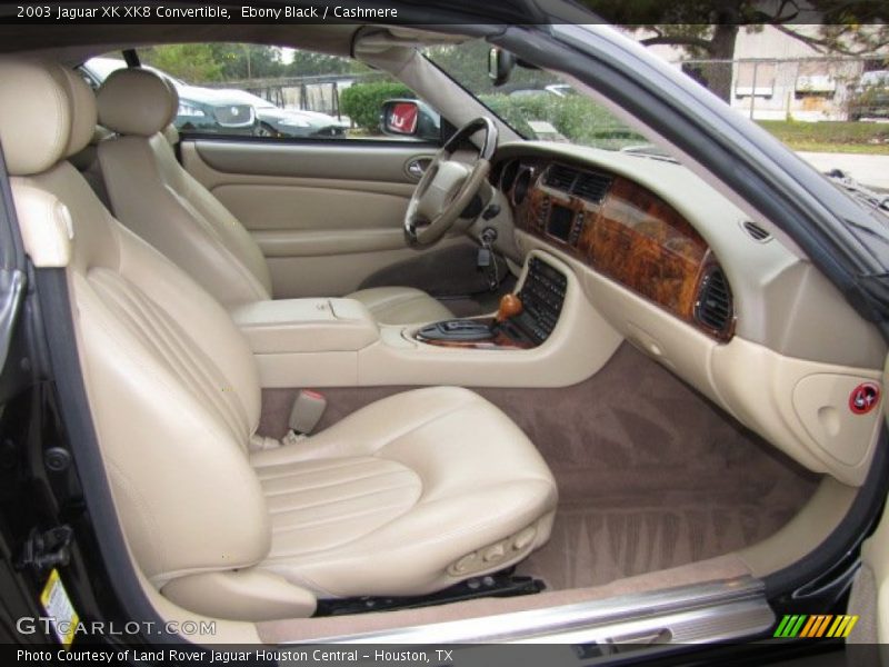 Ebony Black / Cashmere 2003 Jaguar XK XK8 Convertible