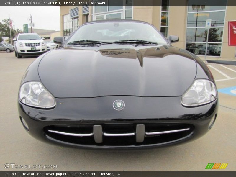 Ebony Black / Cashmere 2003 Jaguar XK XK8 Convertible