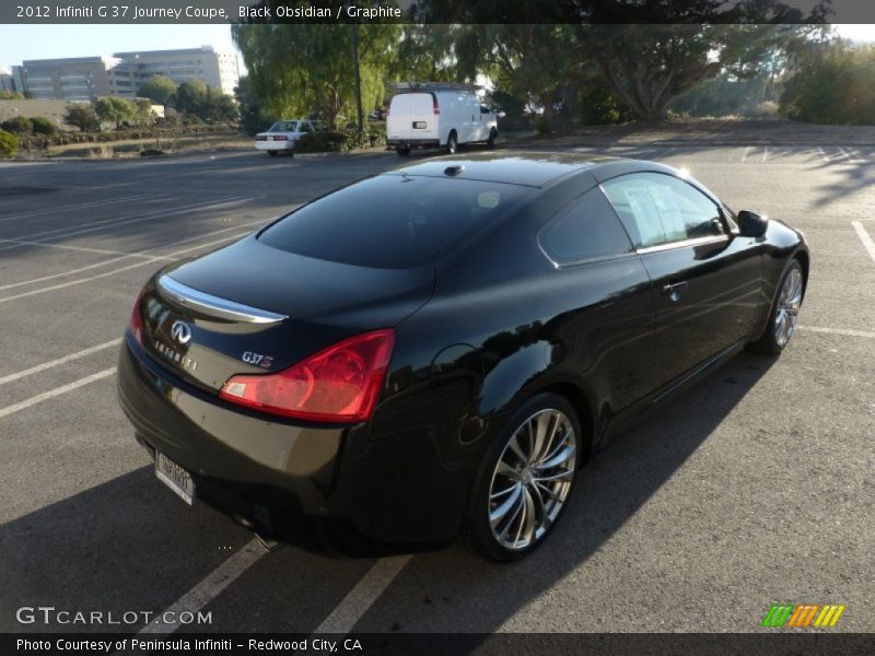 Black Obsidian / Graphite 2012 Infiniti G 37 Journey Coupe