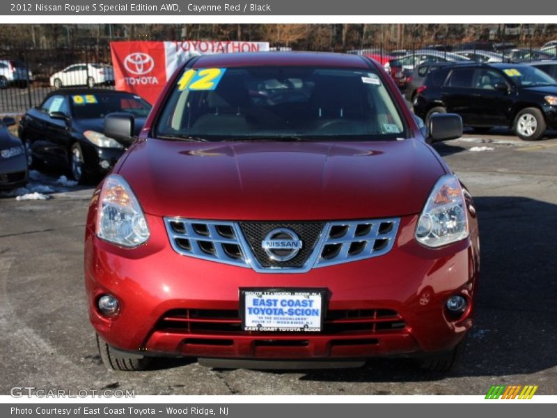 Cayenne Red / Black 2012 Nissan Rogue S Special Edition AWD