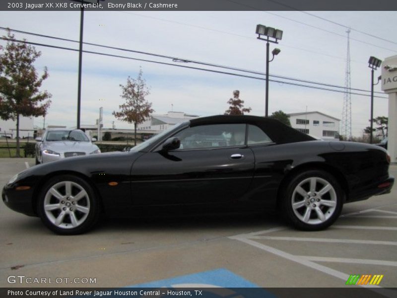 Ebony Black / Cashmere 2003 Jaguar XK XK8 Convertible