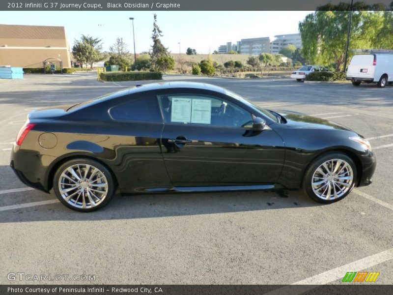 Black Obsidian / Graphite 2012 Infiniti G 37 Journey Coupe