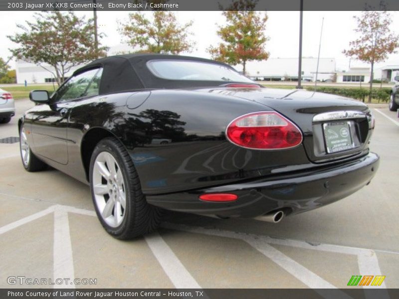 Ebony Black / Cashmere 2003 Jaguar XK XK8 Convertible