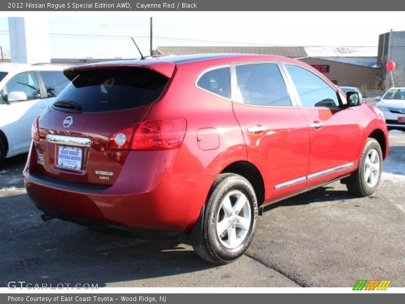 Cayenne Red / Black 2012 Nissan Rogue S Special Edition AWD