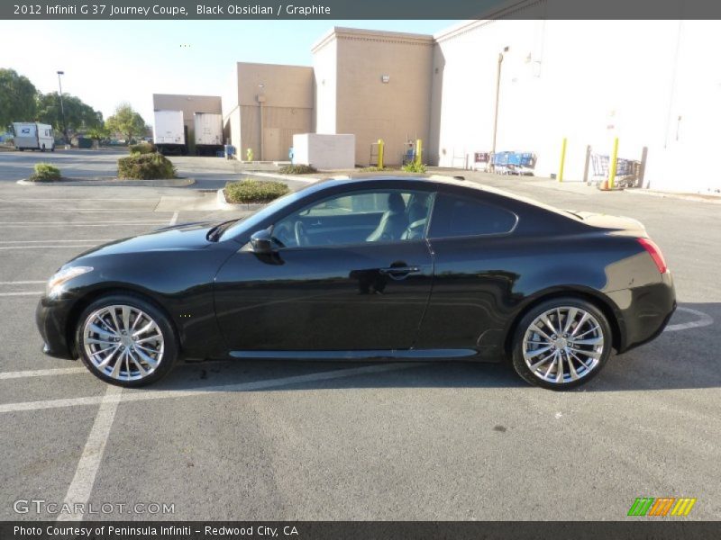 Black Obsidian / Graphite 2012 Infiniti G 37 Journey Coupe