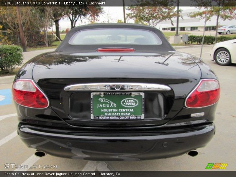Ebony Black / Cashmere 2003 Jaguar XK XK8 Convertible