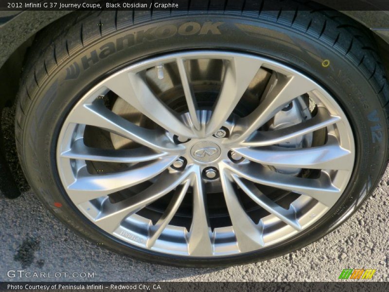 Black Obsidian / Graphite 2012 Infiniti G 37 Journey Coupe