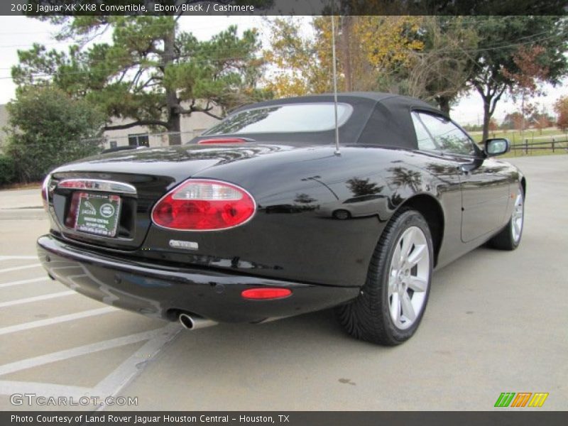 Ebony Black / Cashmere 2003 Jaguar XK XK8 Convertible