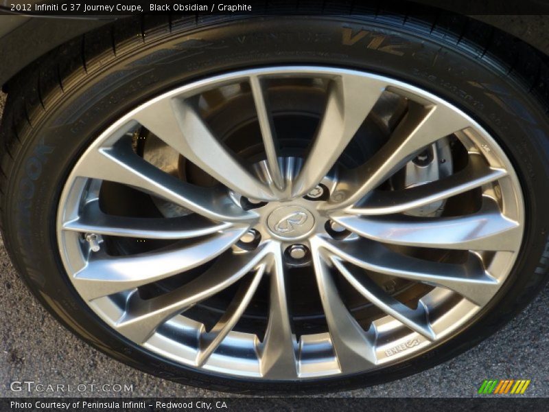 Black Obsidian / Graphite 2012 Infiniti G 37 Journey Coupe