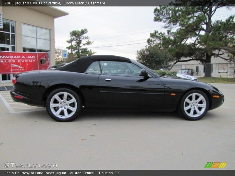 Ebony Black / Cashmere 2003 Jaguar XK XK8 Convertible