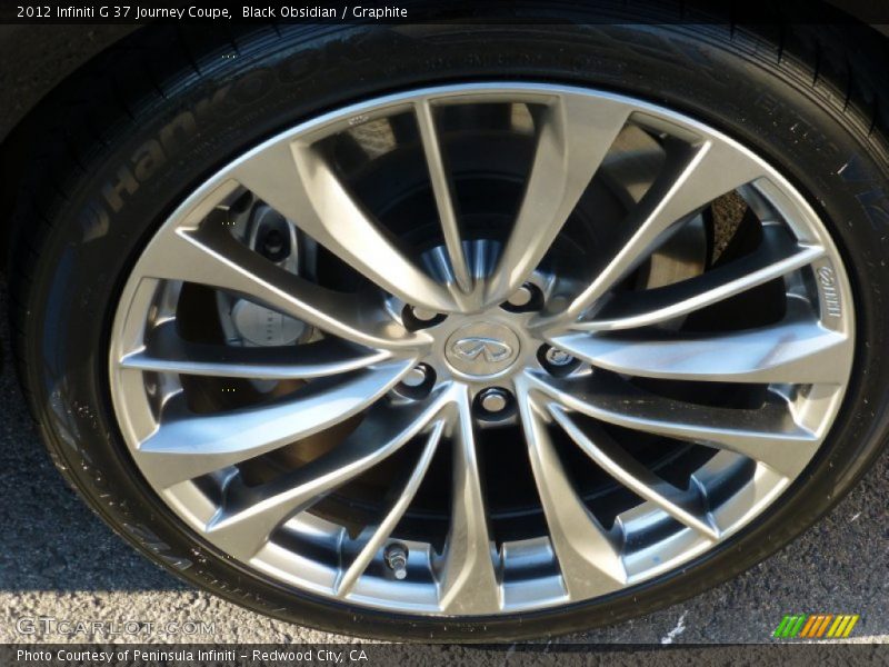 Black Obsidian / Graphite 2012 Infiniti G 37 Journey Coupe