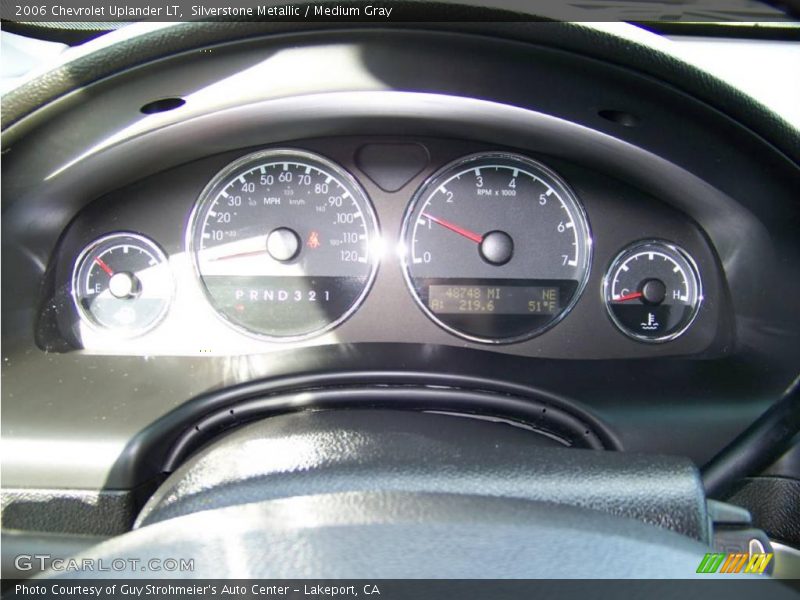 Silverstone Metallic / Medium Gray 2006 Chevrolet Uplander LT