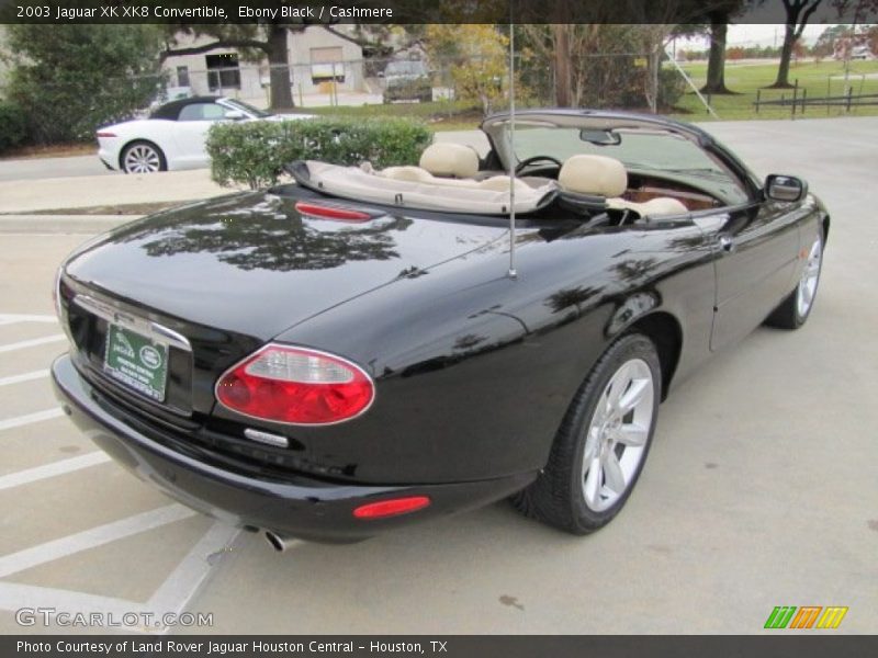 Ebony Black / Cashmere 2003 Jaguar XK XK8 Convertible