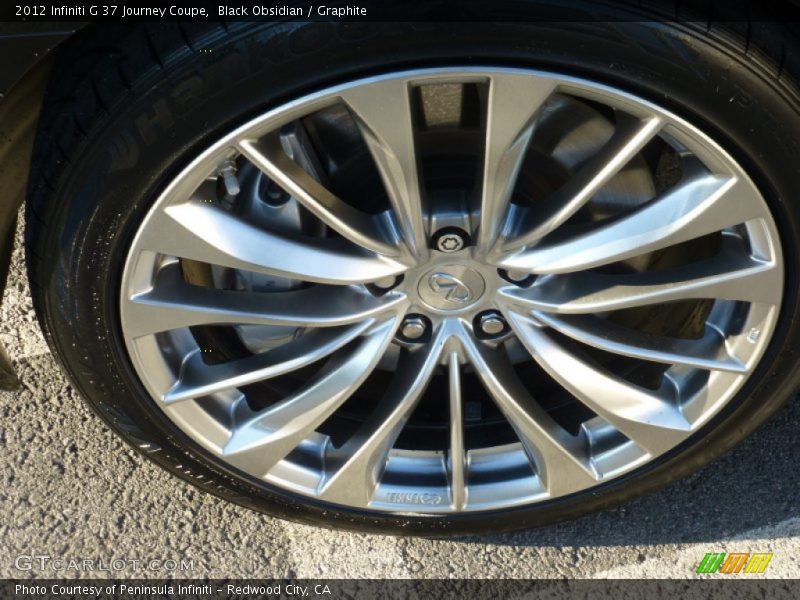 Black Obsidian / Graphite 2012 Infiniti G 37 Journey Coupe
