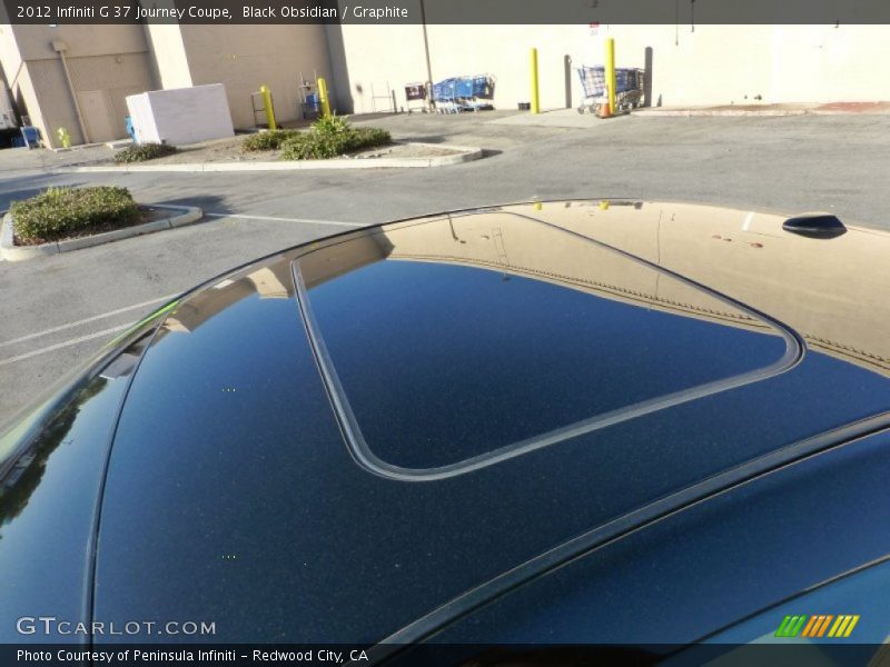 Black Obsidian / Graphite 2012 Infiniti G 37 Journey Coupe