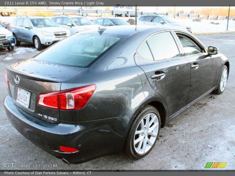Smoky Granite Mica / Light Gray 2011 Lexus IS 250 AWD